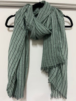 Pinstripe Scarf - Green