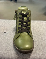 Taigum Leather Shoe - Olive