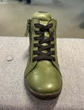 Taigum Leather Shoe - Olive