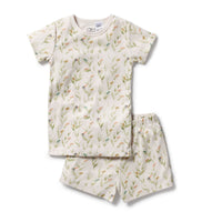 Rib Short Sleeve Pyjamas - Peek-a-boo