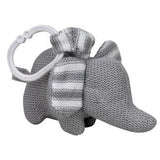 Knitted Elephant Pram Toy - Assorted Colours