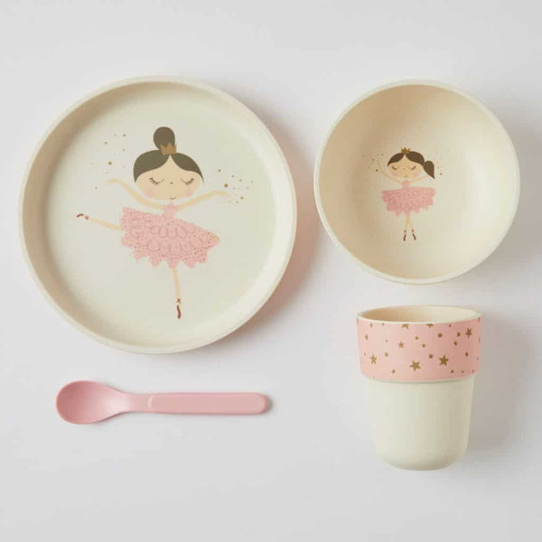 Ballerina Bamboo Dinner Set