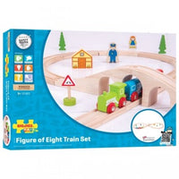 Figure of Eight Train Set - Wooden