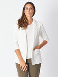 Cotton Blazer - White