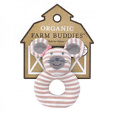 Organic Rattle - Ballerina Mouse